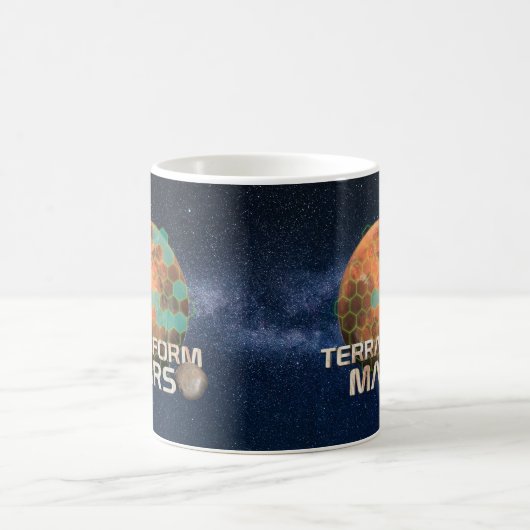 Mug Carte Terraformante de Mars Hex (Centre)