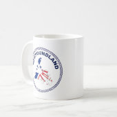 Mug "Carte Terre-Neuve unique (Devant gauche)