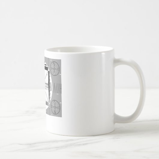 Mug Carte-test de TV (Droite)