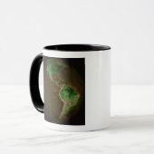 Mug Carte topographique de la Terre (Devant gauche)