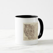 Mug Carte topographique du Mississippi (Devant droit)