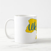 Mug carte ukrainienne et lettrage (Gauche)