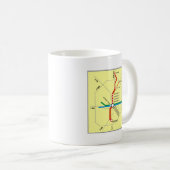 Mug Carte utile de souterrain d'Atlanta (Devant droit)