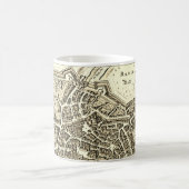 Mug Carte vintage de Bâle (1642) (Centre)