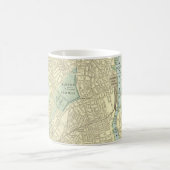 Mug Carte vintage de Boston (Centre)