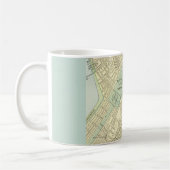 Mug Carte vintage de Boston (Gauche)