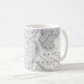 Mug Carte vintage de Boston (1878) (Devant droit)
