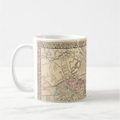Mug Carte vintage de Boston (1880) (Gauche)