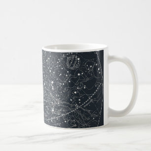 Mug Carte vintage de constellation