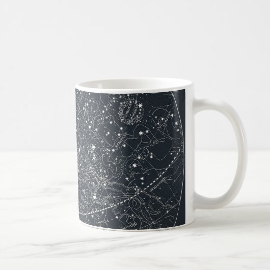 Mug Carte vintage de constellation (Droite)