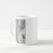Mug Carte vintage de l'Argentine (1911) (Devant gauche)