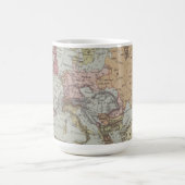 Mug Carte vintage de l'Europe (Centre)