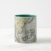 Mug Carte vintage de l'Inde | 1592 (Centre)