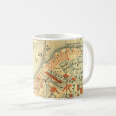 Mug Carte Vintage de Londres Thames (Devant droit)