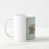 Mug Carte vintage de Porto Rico (Gauche)