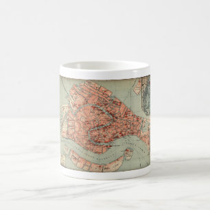 Mug Carte vintage de Venise Italie (1920)