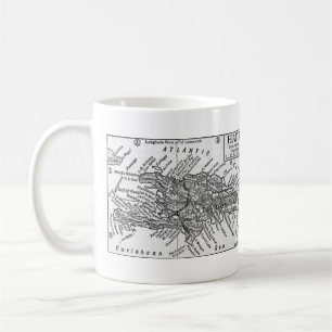 Mug Carte vintage du Haïti (1911)