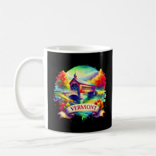 Mug Carte vintage du Vermont T-Shir - État Retro Retro