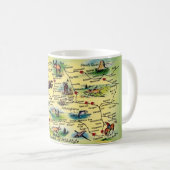Mug Carte Wyoming (Devant droit)