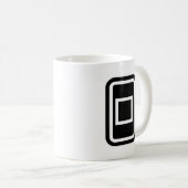 Mug Carte Zener | Carré creux (Devant droit)
