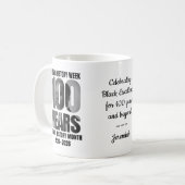 Mug Carter G Woodson Centennial Black History Month (Devant gauche)