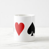 Mug Cartes de jeu Cartes de jeu Diamond Club Heart Spa (Centre)