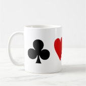 Mug Cartes de jeu Cartes de jeu Diamond Club Heart Spa (Gauche)