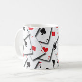 MUG CARTES DE JEU D'AS (Devant gauche)