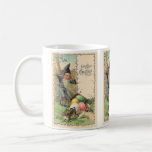 Mug Cartes de vœux de Pâques victoriennes vintage avec