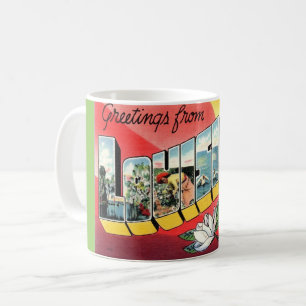 Mug Cartes de vœux rétro Louisiane