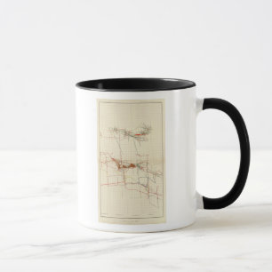 Mug Cartes des mines de Comstock numéro III