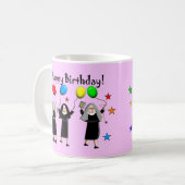 Mug Cartes et cadeaux de joyeux anniversaire de nonne (Devant gauche)