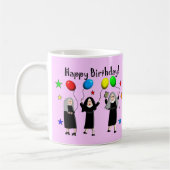 Mug Cartes et cadeaux de joyeux anniversaire de nonne (Gauche)