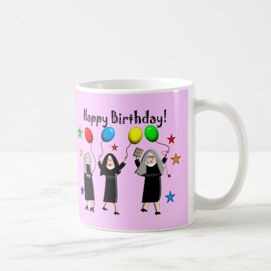 Mug Cartes et cadeaux de joyeux anniversaire de nonne (Droite)