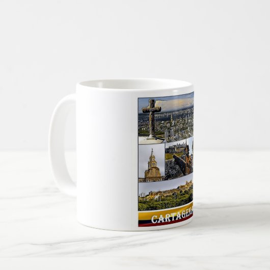 Mug Carthagène - Mosaïque - Colombie (Devant gauche)