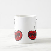 Mug Cartographie Amusante & Cool Cerises Cheeky Avec L (Centre)