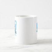 Mug Cartographie Chien mignon Chien Chien Chien Chien  (Centre)