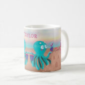 Mug Cartographie de poulpe et méduse (Devant droit)