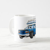 Mug Cartographie du Camper Blue Pick Up (Devant gauche)