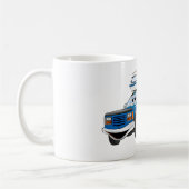 Mug Cartographie du Camper Blue Pick Up (Gauche)