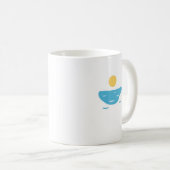 Mug Cartographie mignon Chien Chien Chien Chien Pêche  (Devant droit)