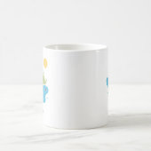 Mug Cartographie mignon Chien Chien Chien Chien Pêche  (Centre)