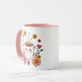 Mug Carton adorable au café Kawaii (Devant gauche)