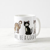 Mug Carton de chats mignons personnalisé (Devant droit)