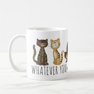 Mug Carton de chats mignons personnalisé