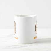 Mug Carton de chien chaud grillant (Centre)