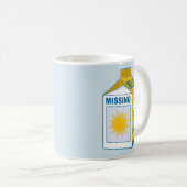 Mug Carton de lait manquant Sun (Devant droit)