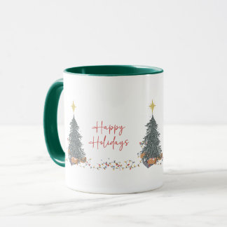 Mug Carton d'invitation pour une fête de vacances aux 