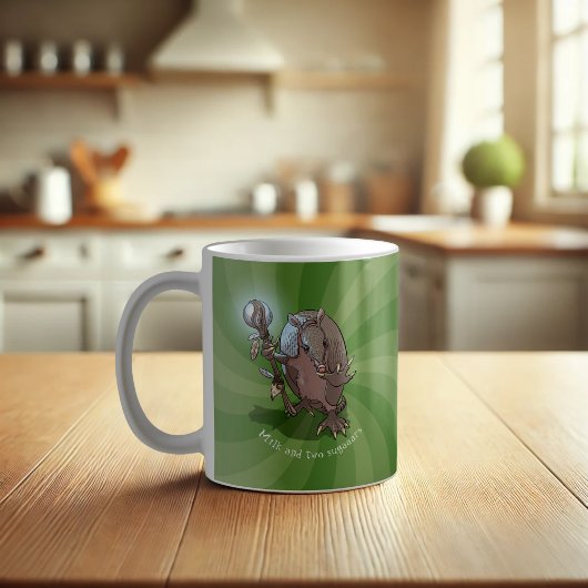 Mug Carton Hypnotique Armadillo Lait et deux sucres