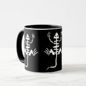 Mug Carton Lizard Skeleton Bones (Devant gauche)